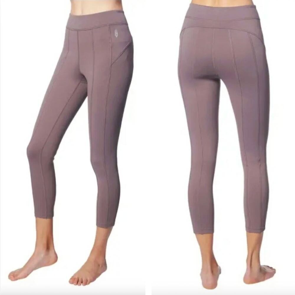 Free People Movement Hanalei High Rise Capri Leggings sz S Activewear Boho Yoga